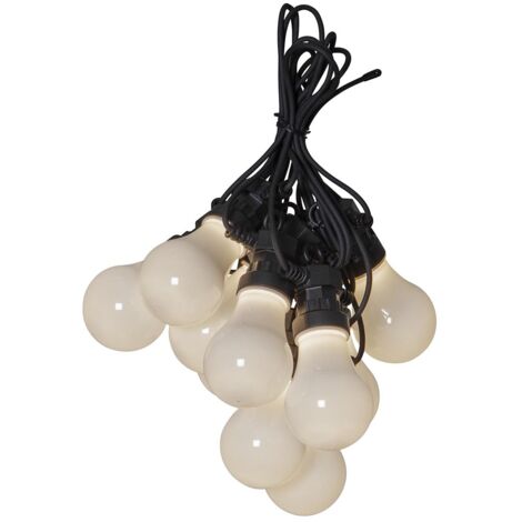 LED Party-Lichterkette ,Circus', Netzbetrieb, warmweiß, milchig,  outdoor, L 405cm (1/5)