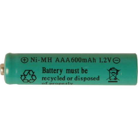 2er Ersatz-Akku AAA Solarartikel 1,2V NI-MH 600mAh