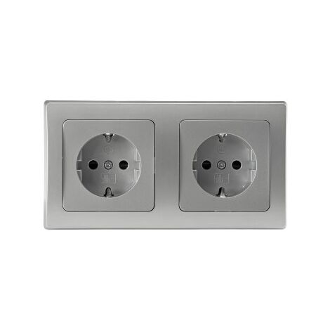 Delphi Starter 2 Steckdosen, silber, 250V, 16A