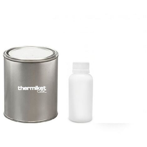 Kit de réparation receveur de douche en résine – Couleur noir Ral-9005 – Liquide de séchage rapide – Répare fissures et cassures – Thermiket