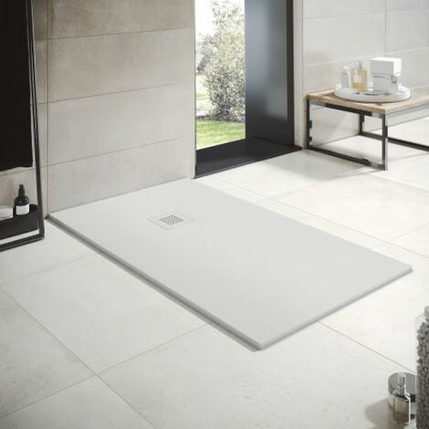 Receveur de douche en résine Largeur 90 Blanc Ral 9003 90x110 cm