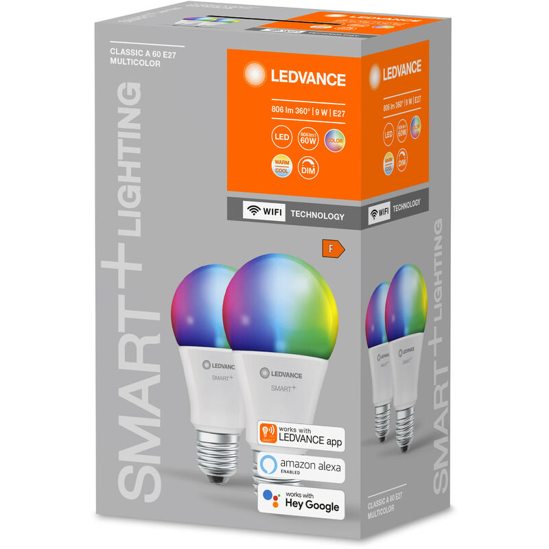 Ampoule à intensité variable LED RGBW A60 E27/6,3W/230V 2200-6500K Wi-Fi -  WiZ