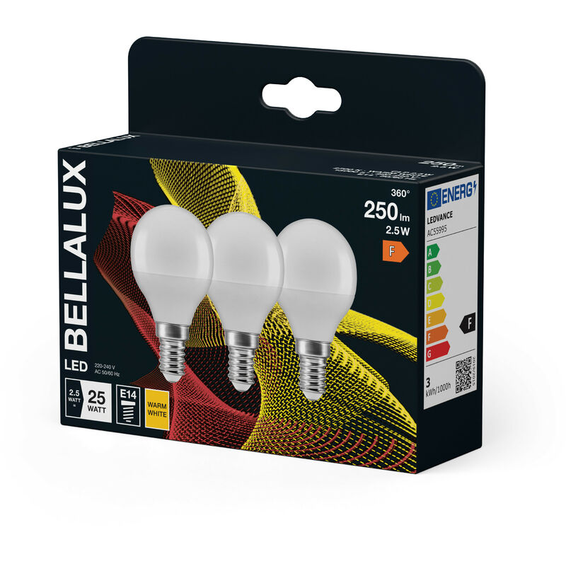 Bellalux Ampoule LED forme de goutte E14 Blanc froid 40 W 470 lm