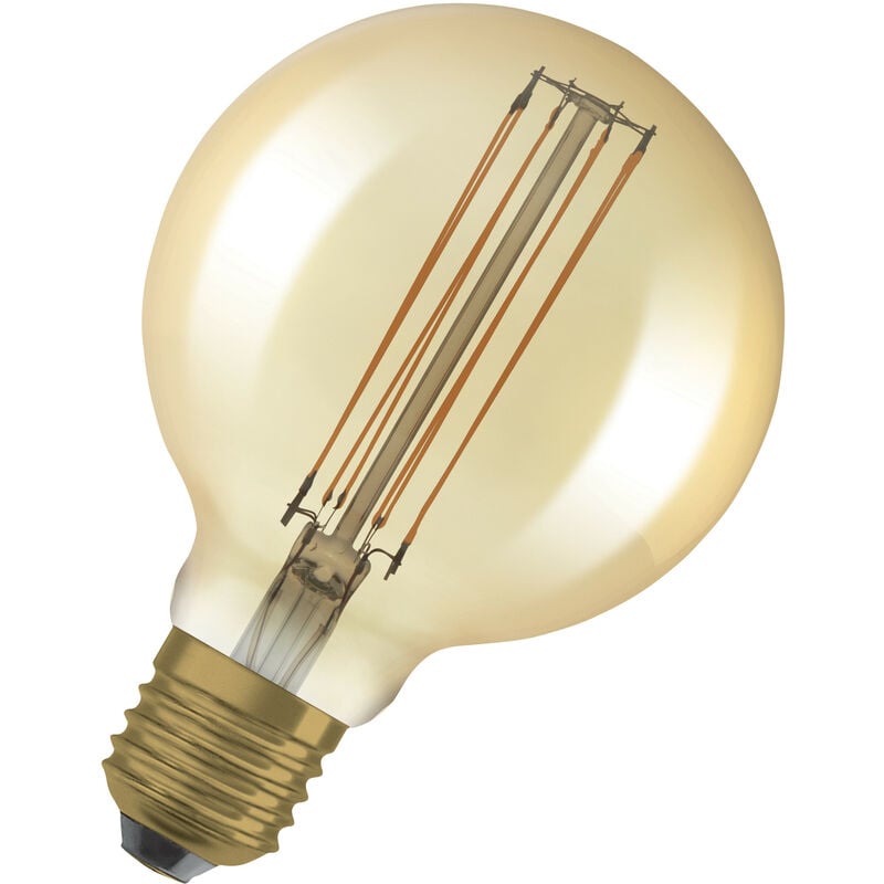 Philips LED Deco filament edison ampoule doré dimmable - E27 5,8W 640lm  2200K 230V