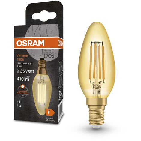 OSRAM Vintage 1906® Lampadina LED Grande Decorativa Con Filamento - Stile Magnetico LED-Lampe Fumo, Dimmerabile, 12W, E27, ELIPSE, Comfort Bianco Caldo - Foto 2