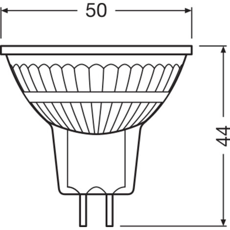 Ampoule à réflecteur LED OSRAM SPOT MR16 GL 20, 2,6W, 200lm