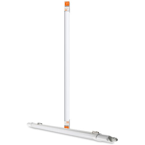 LEDVANCE Luminaire LED étanche à l'humidité, Luminaire pour Usage extérieur, Blanc Froid, longueur: 150 cm, Submarine I Slim Value [Classe énergétique A]