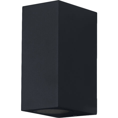 LEDVANCE Applique d'extérieur ENDURA Classic Square Updown, noir, culot ...