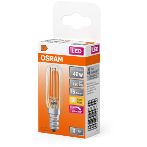 Osram LED Special E14 Tubular Ampoule T26 Filament Claire 4.8W (1/3)