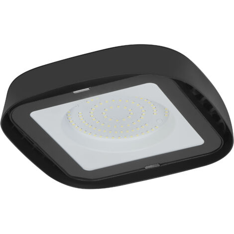 OSRAM Ampoule Highbay Ufo, noir, 80 W / 9300 lm, blanc lumière du jour 865, 6500 K, indice IP65, protection contre les jets d’eau et contre la pénétration de poussière (étanche à la poussière). (1/5)