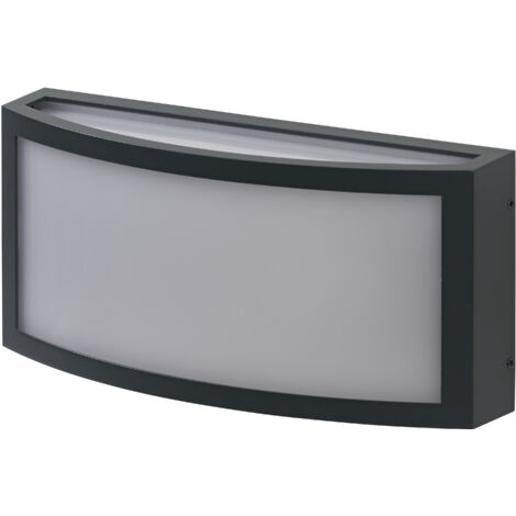 OSRAM Luminaire d’extérieur ENDURA CLASSIC CUADRA, applique murale, E27, gris foncé, aluminium, installation facile et rapide, diffuseur dépoli, classe de protection IP65, utilisation en extérieur (1/4)