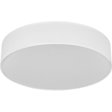 OSRAM Plafonnier ORBIS PARIS 400mm, blanc, culot 2xE27, peut être équipé d'une ampoule connectée, de haute qualité, design moderne, avec abat-jour en tissu, adapté à un usage intérieur, rond, IP20 (1/4)