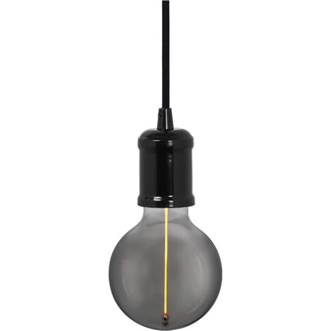 OSRAM Suspension Vintage 1906® BOBBIN E27, noire, max. 25 W (LED 15 W), culot E27, baldaquin rond, suspension d'intérieur, à combiner avec des lampes 1906 Vintage ou intelligentes