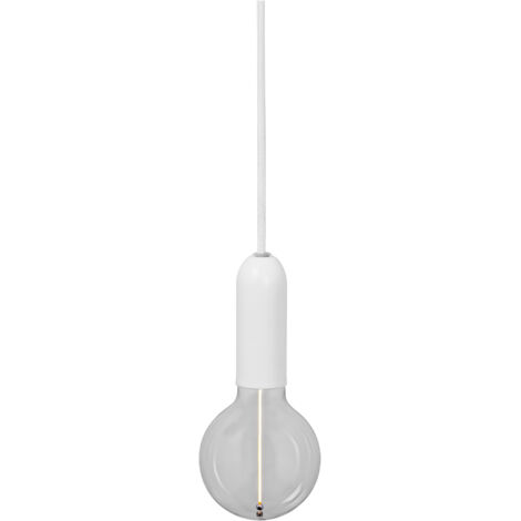 OSRAM Suspension Vintage 1906® ROUND E27, blanche, max. 25 W (LED 15 W), culot E27, rosace ronde, suspension d'intérieur, à combiner avec des lampes 1906 Vintage, à combiner avec des lampes intelligen