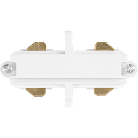 OSRAM Connecteur d'alimentation linéaire optionnel TRACKLIGHT, blanc, pour la connexion de deux rails d'alimentation, design moderne de type loft, pour la mise en œuvre de différentes dispositions (1/4)