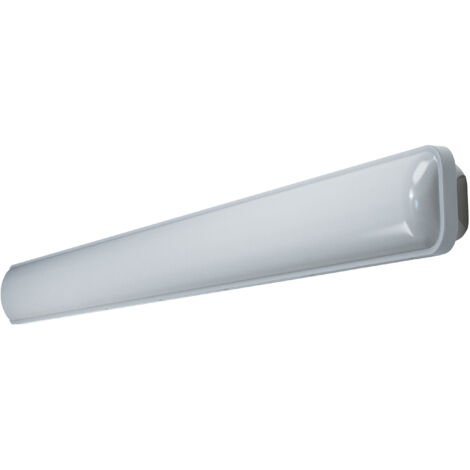 OSRAM Réglette étanche Submarine résistante à l'humidité, grise, 0,6M, 18W, 4000K, IP65, étanche à la poussière et les projections d'eau, boîtier en polycarbonate, installation facile, 1500 lm