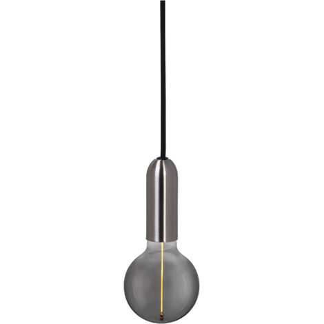 OSRAM Suspension Vintage 1906® ROUND E27, chrome, max. 25 W (LED 15 W), culot E27, rosace ronde, suspension d'intérieur, à combiner avec les lampes 1906 Vintage, à combiner avec des lampes intelligent