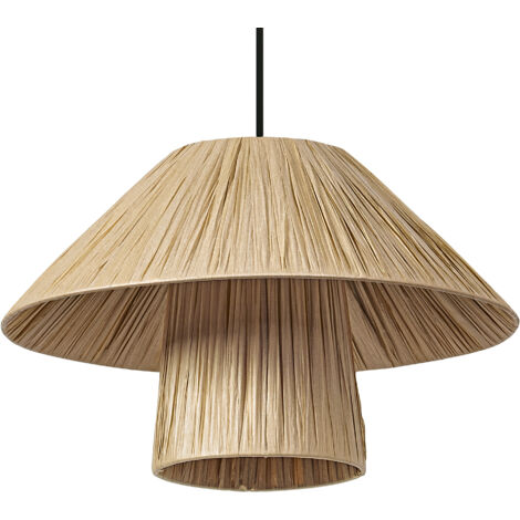OSRAM Decor Suspension décorative avec abat-jour en bambou, 400 mm, culot E27, IP20, marron (1/5)