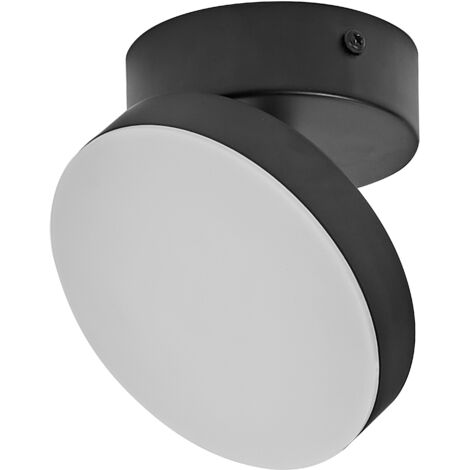 OSRAM Decor Spot Moon light noir, 1 tête d'éclairage réglable, 5,5 W, 280 lm, 3000 K, boîtier en métal, design fonctionnel et minimaliste, installation facile, LED non remplaçable (1/4)