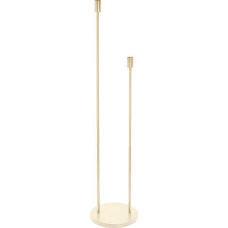 OSRAM Luminaire sur pied DECOR STICK FLOOR, 2 x E27, beige, acier inoxydable, scénarios d’éclairage personnalisés, idéal pour les pièces à vivre, interrupteur, design moderne, culot E27, décoratif (1/4)