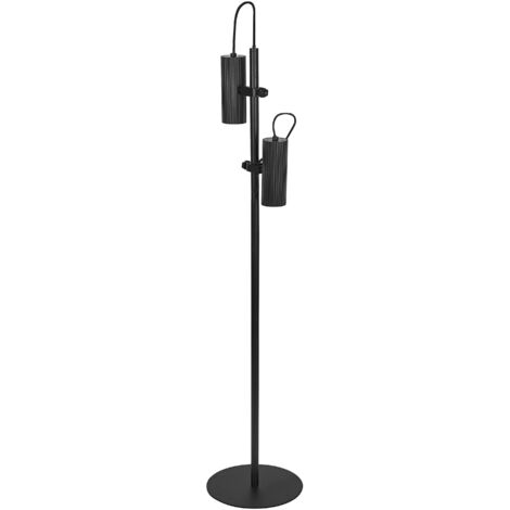 OSRAM DECOR DRUMS Floor Lampadaire, 7,5 W, 2xGU10, non gradable, IP20, 250 mm, noir (1/5)
