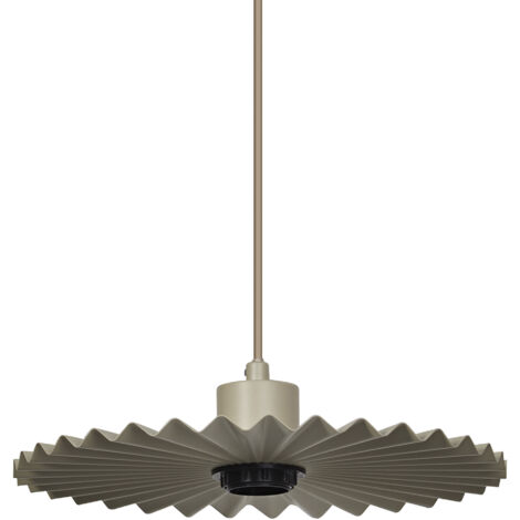 OSRAM Decor Plissee Suspension décorative avec abat-jour, culot E27, en métal, 295 mm, IP20, beige (1/5)