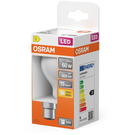 Osram 4099854467776 ampoule LED Blanc chaud 2700 K 3,4 W E14 D
