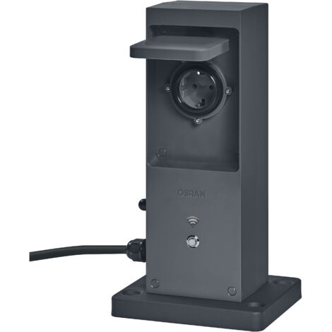 OSRAM SMART+ WiFi Outdoor Terminal EU avec répéteur intégré et 2 prises, blanc, 230 V, étend la zone WiFi extérieure, liaison d'appareils sans fil, contrôlable par application, garantie 3 ans, IP44