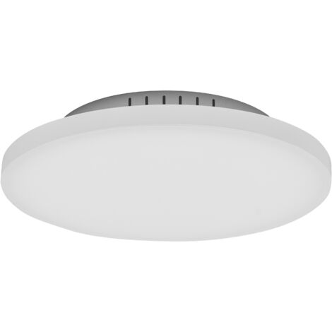 OSRAM Panneau lumineux Planon Frameless Round sans cadre en blanc avec technologie LED avancée, 19 W, forme ronde (300 mm de diamètre), couleur de lumière blanc chaud à 3000 K, boîtier en aluminium (1/5)