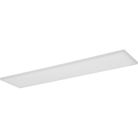 OSRAM Panneau lumineux Planon Frameless blanc avec technologie LED avancée, 40 W, forme rectangulaire (1200 x 300 mm), couleur de lumière blanc chaud à 3000 K, boîtier en aluminium (1/5)