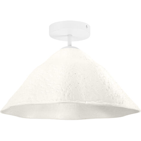 OSRAM Plafonnier Decor Lotus Leaf blanc en métal et papier mâché, E27, 396 mm de diamètre, abat-jour en matériau recyclé, durable grâce à sa source lumineuse remplaçable, montage facile (1/5)