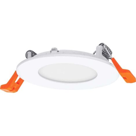 OSRAM Downlight Slim 85mm, spot encastrable LED, 4,5W, blanc froid 6500K, 240 lumens, design fin, IP20, installation facile pour salons et cuisines (1/4)