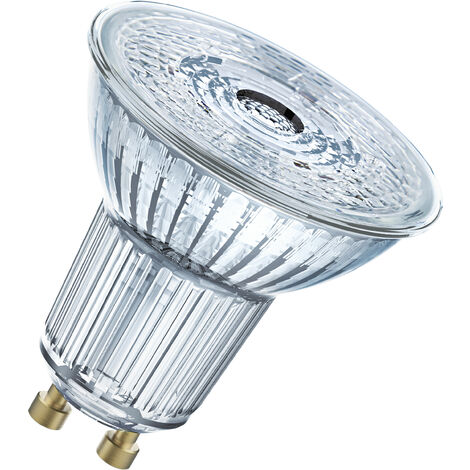 OSRAM Ampoule LED à réflecteur - GU10 - Warm White - 2700 K - 2,60 W - remplacement pour 35-W-Lampada con riflettore - LED BASE PAR16 -Pack de 5