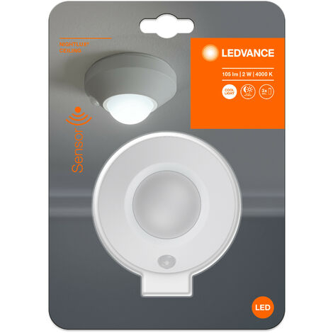 LEDVANCE NIGHTLUX Ceiling Luminaires LED fonctionnant sur batterie/ 1,70 W, 4.5 V, blanc froid, 4000 K