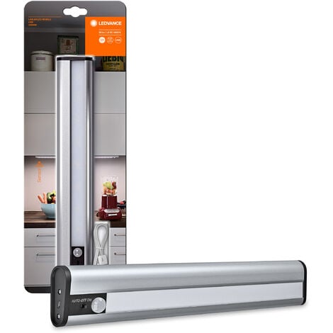 LEDVANCE Luminaires LED fonctionnant sur batterie: pour bases d'armoires, Linear LED Mobile USB 1,5W, Cool White, 4000K
