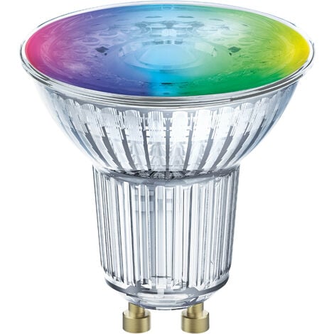 LEDVANCE SPOT RGBW Ampoule à réflecteur LED intelligente WiFi, GU10,  couleur variable 2700-6500K, dimmable, remplacement