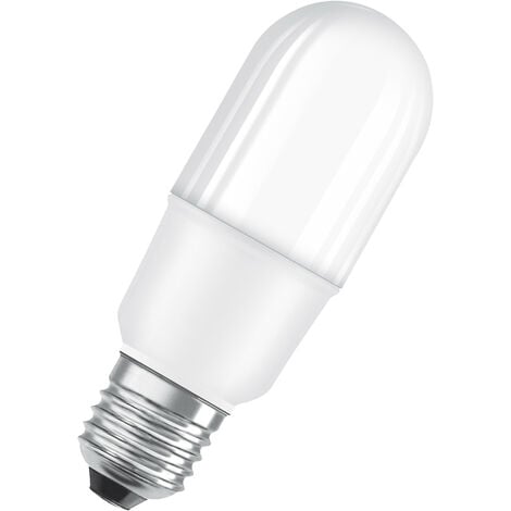 OSRAM LED Star Classic STICK, ampoule LED givrée en forme de bâton pour  culot E27, blanc