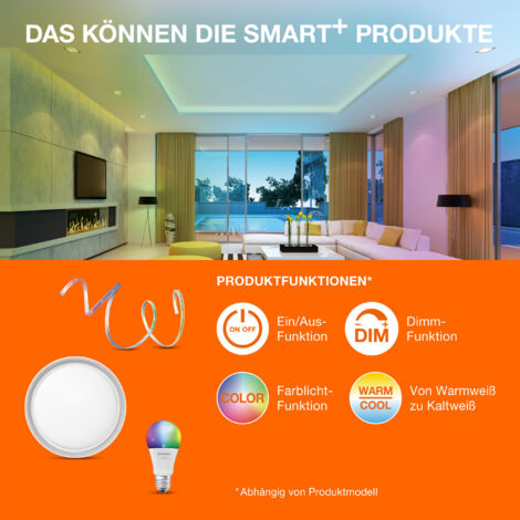 Tête D'éclairail LEDVANCE SMART WiFi - 6,5W, 480 Lm, Blanc Réglable 3000K- 6500K, Contrôlable Par Tête D'éclairail LEDVANCE SMART WiFi - 6,5W, 480 Lm, Blanc Réglable 3000K- 6500K, Contrôlable Par