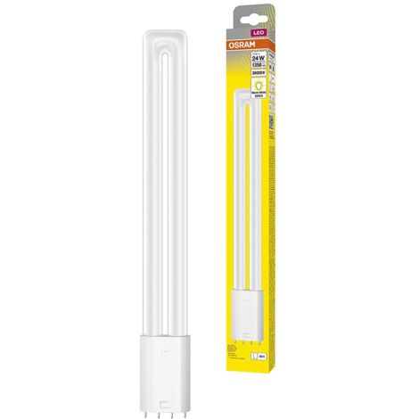 Osram – Ampoule LED Dulux L 12W 3000K 1350 lumens – Culot 2G11 – Remplacement direct des lampes fluocompactes 24W – 4058075559219