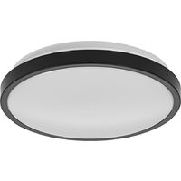 Ampoule de salle de bain LEDVANCE ORBIS DISC, noir, 18W, 2200lm