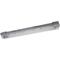 OSRAM Submarine luminaire étanche avec détecteur de mouvement intégré 60cm 8W, luminaire LED gris, protection IP65, pour entrepôts et garages