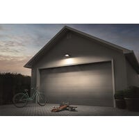 LEDVANCE Fluter LED d'extérieure pour mur, ENDURA® FLOOD Sensor Cool White / 50 W, 220…240 V, Angle de rayonnement: 120°, Cool White, 4000 K, Matériau: aluminium, IP44 - Dunkelgrau