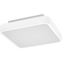 LEDVANCE ORBIS BACKLITE SQUARE SMART+ Wi-Fi blanc, luminaire LED gradable pour l'intérieur, 28W, température de couleur 3000 - 6500K, 2400 lm, lumière RGB pour une lumière blanche et colorée, 35x35cm
