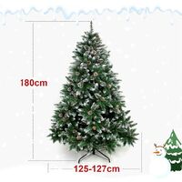 Weihnachtsbaum Tannenbaum mit Ständer 180cm für Weihnachten-Dekoration Mehrweg