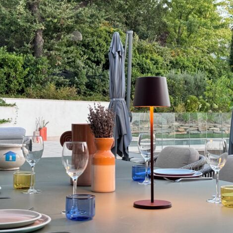 Touch Tischlampe Kabellose Dimmbare Led KELLY VINTAGE h38cm