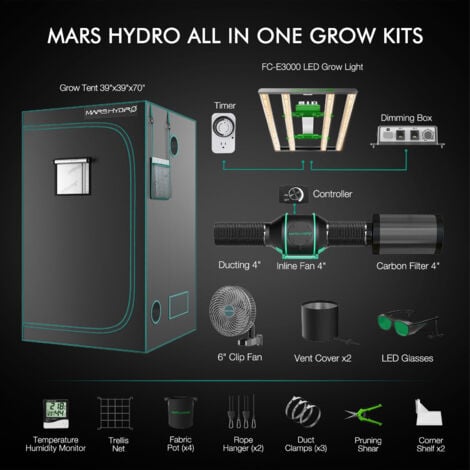 Mars Hydro 600w Vollspektrum LED 