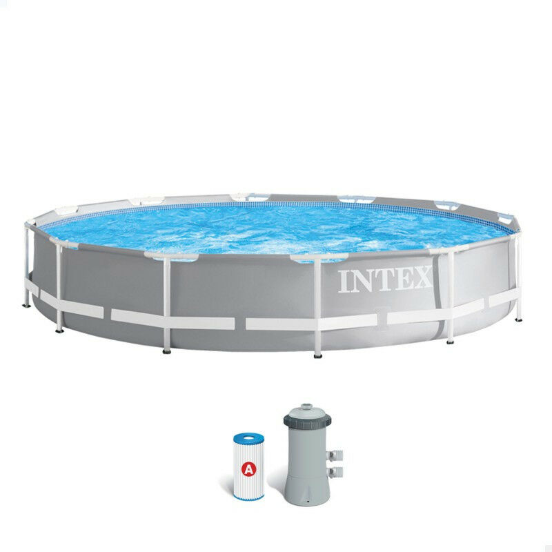 Piscina redonda Intex Prism Frame 366x76 cm con depuradora