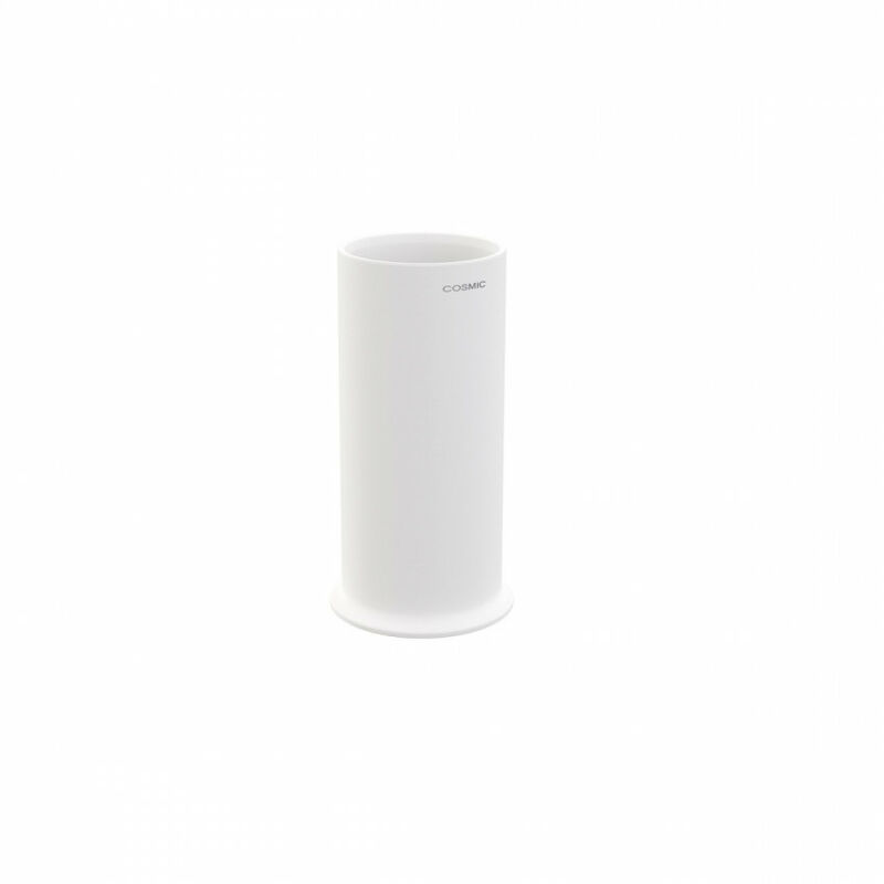 Portacepillos Encimera Cosmic geyser blanco mate baño acabado ideal para lavabos y aseos medidas 73 x 14