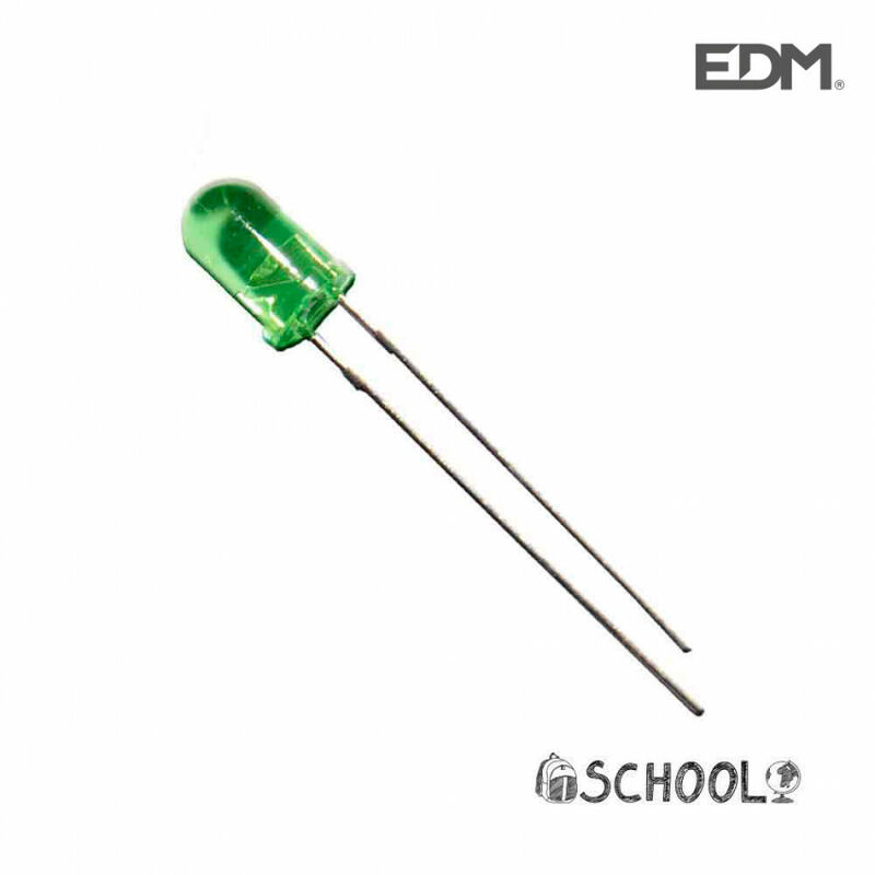 Diodo Led Verde 5Mm (Manualidades) 3,2V