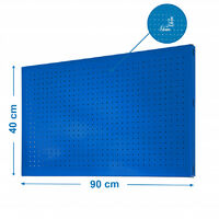 Panel perforado 900X400mm azul